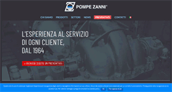 Desktop Screenshot of pompezanni.it